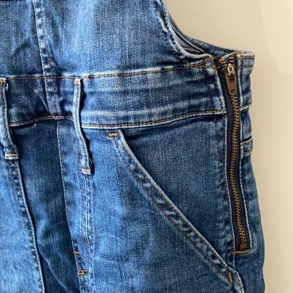 Madewell Skinny Overalls side zip size S - Picture 11 of 12